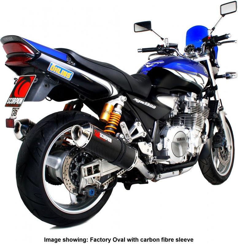 Scorpion Mufflers Factory Oval Slip-on (Pair) Polished Stainless Steel Sleeve | EYA72SEO