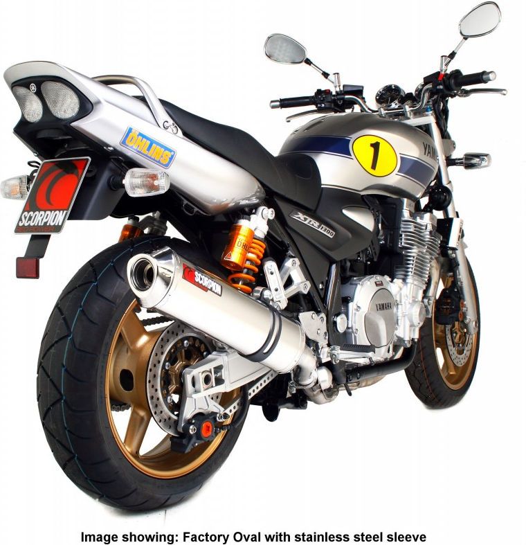 Scorpion Mufflers Factory Round Slip-on Polished Stainless Steel Sleeve | EYA80SEM