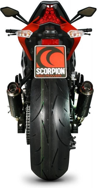 Scorpion Mufflers RP1-GP Slip-on (Pair) Carbon Fibre Sleeve | KA1008CEM