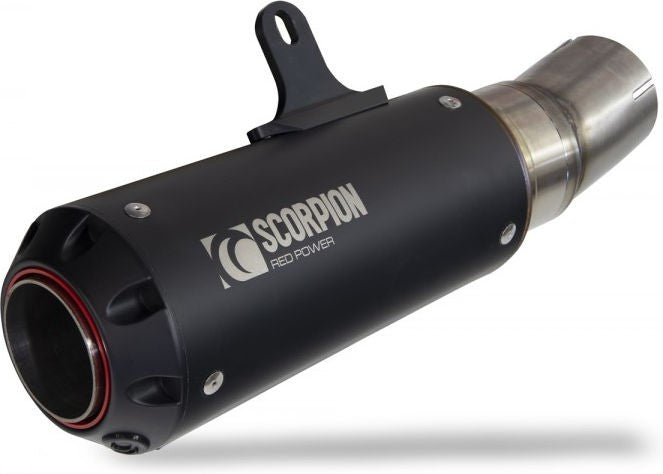 Scorpion Mufflers Red Power Slip-on, Black Ceramic Coated Sleeve (NON EU HOMOLOGATED) | PBM80BCER