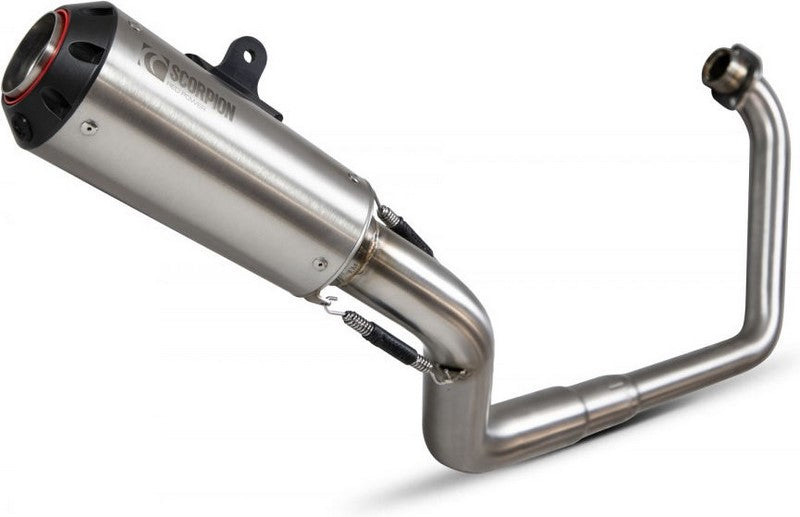Scorpion Mufflers Red Power Full System Brushed Stainless Steel Sleeve (NON EU HOMOLOGATED) | PHA183SYSSEO