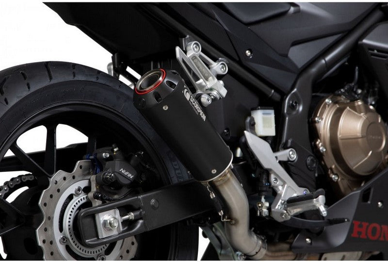 Scorpion Mufflers Red Power Slip-on Black Ceramic Coated Sleeve | PHA186BCER