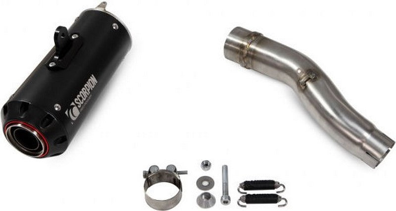 Scorpion Mufflers Red Power Slip-on Black Ceramic Coated Sleeve | PHA186BCER