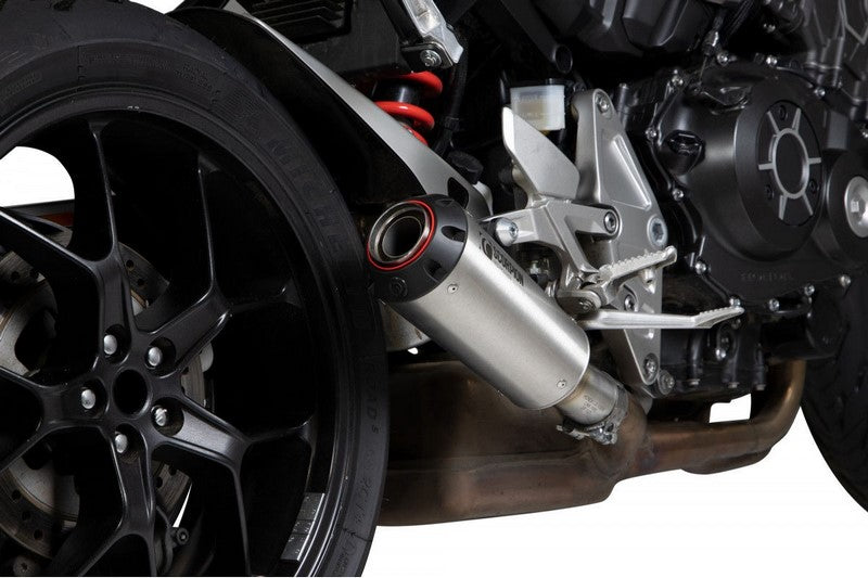Scorpion Mufflers Red Power Slip-on Brushed Stainless Steel Sleeve (NON EU HOMOLOGATED) | PHA187SEO
