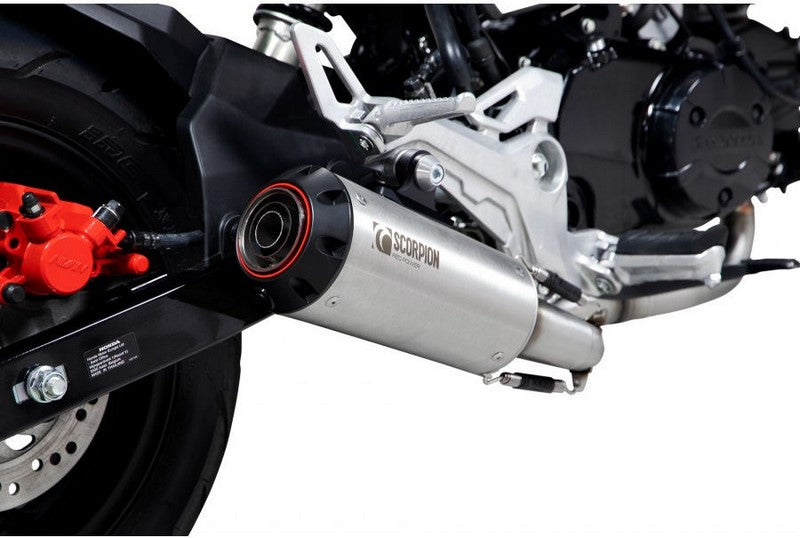 Scorpion Mufflers Red Power Full System Brushed Stainless Steel Sleeve | PHA192SYSSEO