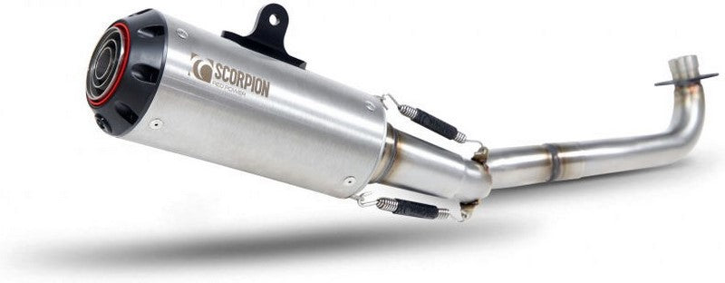 Scorpion Mufflers Red Power Full System Brushed Stainless Steel Sleeve | PHA192SYSSEO