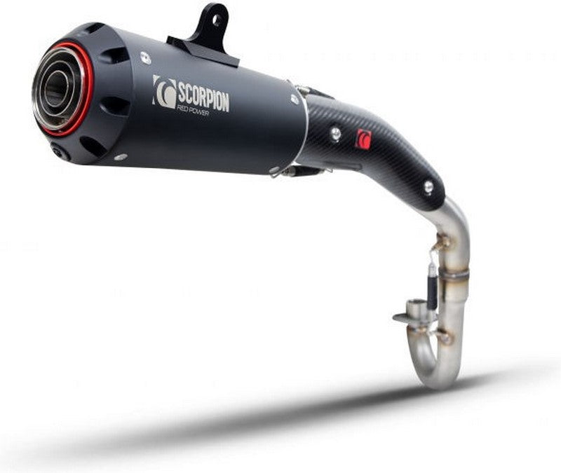 Scorpion Mufflers Red Power Full System Black Ceramic Coated Sleeve | PHA193SYSBCER