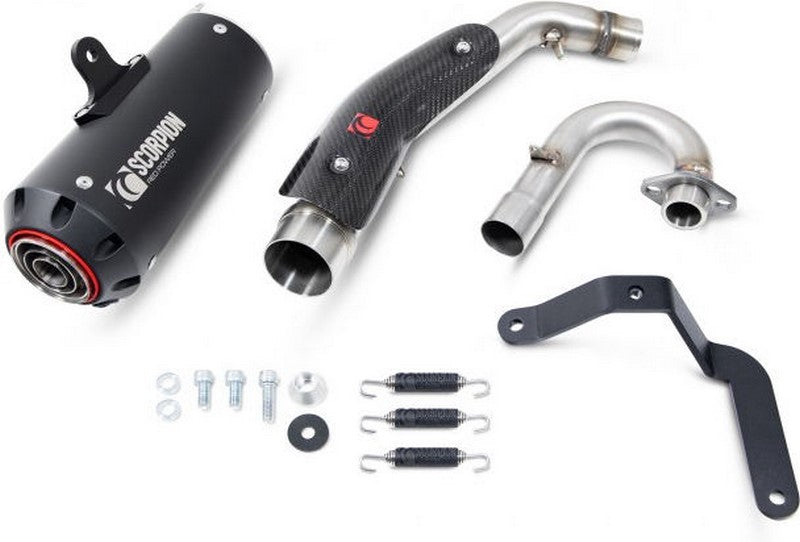 Scorpion Mufflers Red Power Full System Black Ceramic Coated Sleeve | PHA193SYSBCER