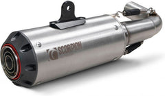 Scorpion Mufflers Red Power Slip-on Brushed Stainless Steel Sleeve | PHA199SEO