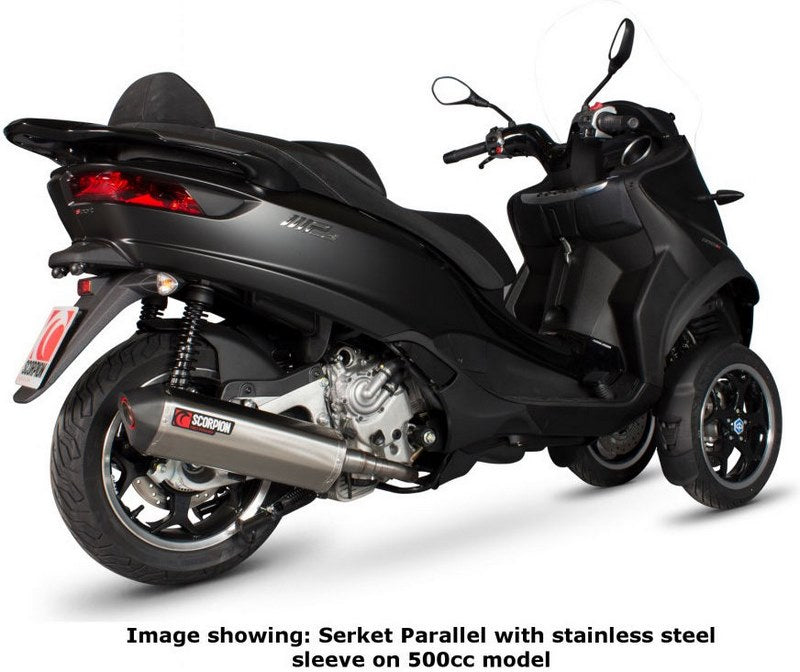 Scorpion Mufflers Serket Parallel Slip-on Black Ceramic Coated Sleeve | PI180BCER