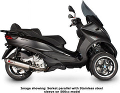 Scorpion Mufflers Serket Parallel Slip-on Brushed Stainless Steel Sleeve | PI180SEO