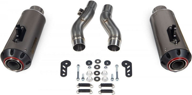 Scorpion Mufflers Red Power Slip-on (Pair) Titanium Sleeve (NON EU HOMOLOGATED) | PKA108TEO