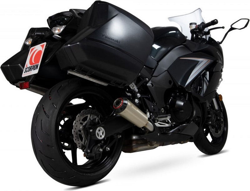 Scorpion Mufflers Red Power Slip-on (Pair) Titanium Sleeve (NON EU HOMOLOGATED) | PKA108TEO