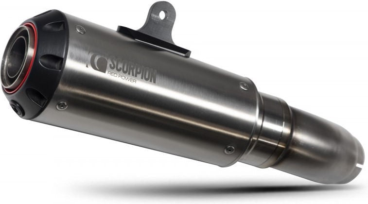 Scorpion Mufflers Red Power Slip-on Brushed Stainless Steel Sleeve (NON EU HOMOLOGATED) | PKA113SEO