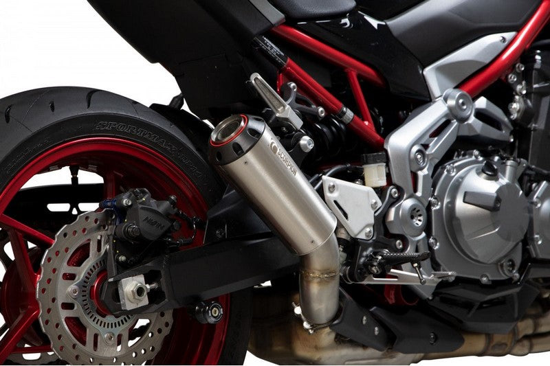 Scorpion Mufflers Red Power Slip-on Brushed Stainless Steel Sleeve (NON EU HOMOLOGATED) | PKA114SEO