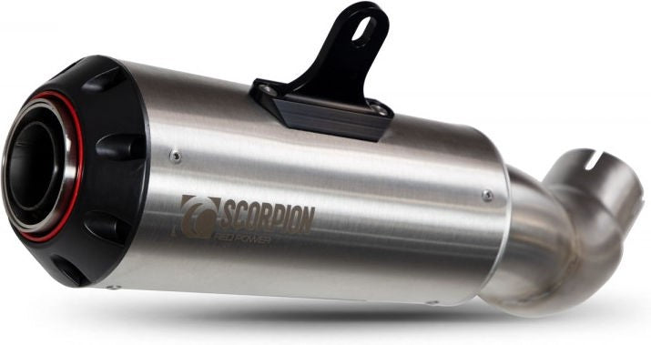 Scorpion Mufflers Red Power Slip-on Brushed Stainless Steel Sleeve (NON EU HOMOLOGATED) | PKA114SEO