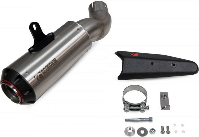 Scorpion Mufflers Red Power Slip-on Brushed Stainless Steel Sleeve (NON EU HOMOLOGATED) | PKA114SEO