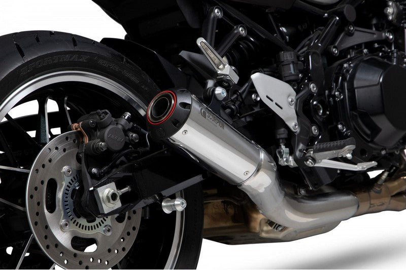 Scorpion Mufflers Red Power Slip-on Polished Stainless Steel Sleeve (NON EU HOMOLOGATED) | PKA123SEO