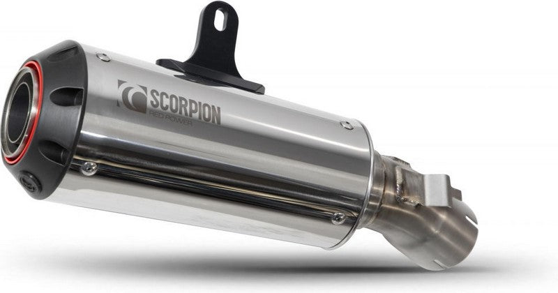 Scorpion Mufflers Red Power Slip-on Polished Stainless Steel Sleeve (NON EU HOMOLOGATED) | PKA123SEO