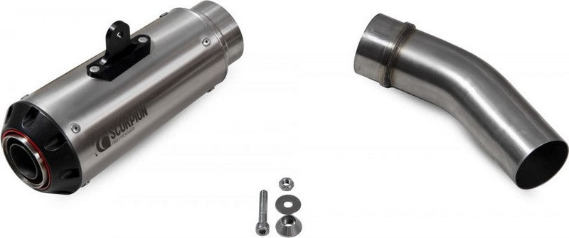 Scorpion Mufflers Red Power Slip-on Brushed Stainless Steel Sleeve (NON EU HOMOLOGATED) | PKA129SEO