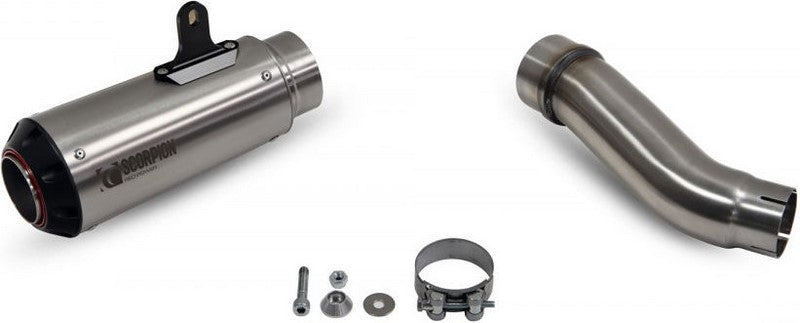 Scorpion Mufflers Red Power Slip-on Brushed Stainless Steel Sleeve (NON EU HOMOLOGATED) | PKA135SEO