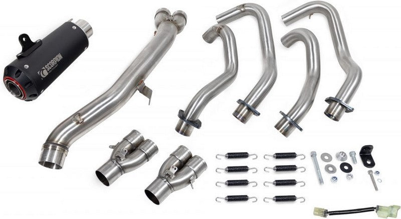Scorpion Mufflers Red Power Full System  Black Ceramic Coated Sleeve (NON EU HOMOLOGATED) | PKA140SYSBCER