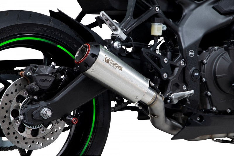 Scorpion Mufflers Red Power Full System  Brushed Stainless Steel Sleeve (NON EU HOMOLOGATED) | PKA140SYSSEO