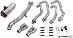 Scorpion Mufflers Red Power Full System  Brushed Stainless Steel Sleeve (NON EU HOMOLOGATED) | PKA140SYSSEO
