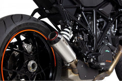 Scorpion Mufflers Red Power Slip-on Brushed Stainless Steel Sleeve (NON EU HOMOLOGATED) | PKT90SEO