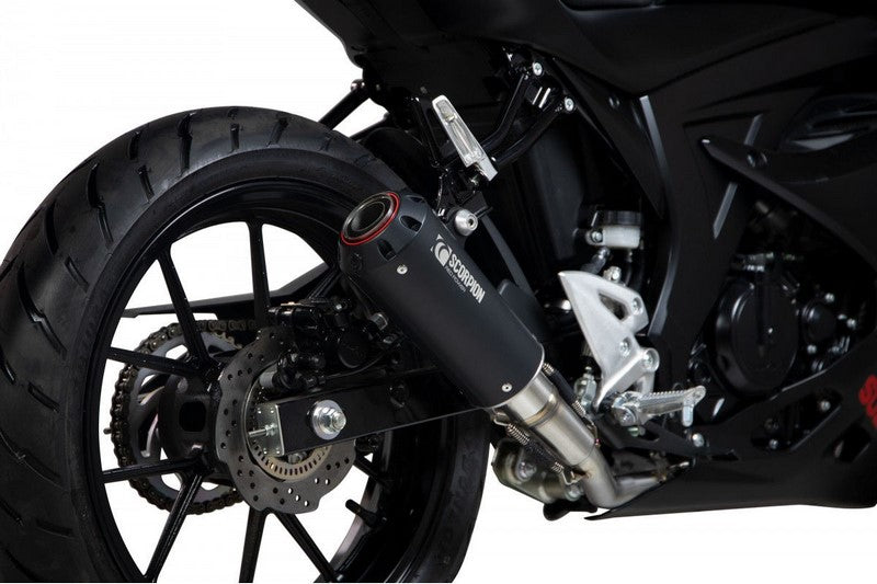 Scorpion Mufflers Red Power Full System Black Ceramic Coated Sleeve (NON EU HOMOLOGATED) | PSI121BCER
