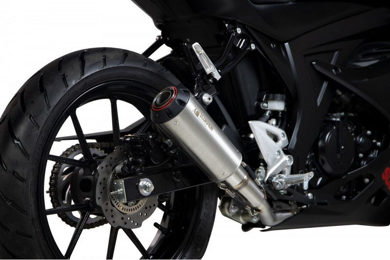 Scorpion Mufflers Red Power Full System Brushed Stainless Steel Sleeve (NON EU HOMOLOGATED) | PSI121SEO