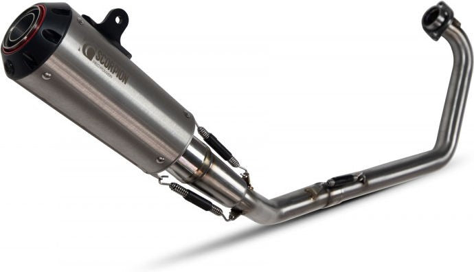 Scorpion Mufflers Red Power Full System Brushed Stainless Steel Sleeve (NON EU HOMOLOGATED) | PSI121SEO