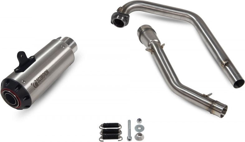 Scorpion Mufflers Red Power Full System Brushed Stainless Steel Sleeve (NON EU HOMOLOGATED) | PSI121SEO