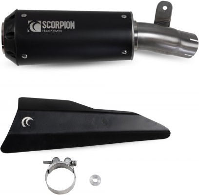 Scorpion Mufflers Red Power Slip-on Black Ceramic Coated Sleeve (NON EU HOMOLOGATED) | PSI125BCER