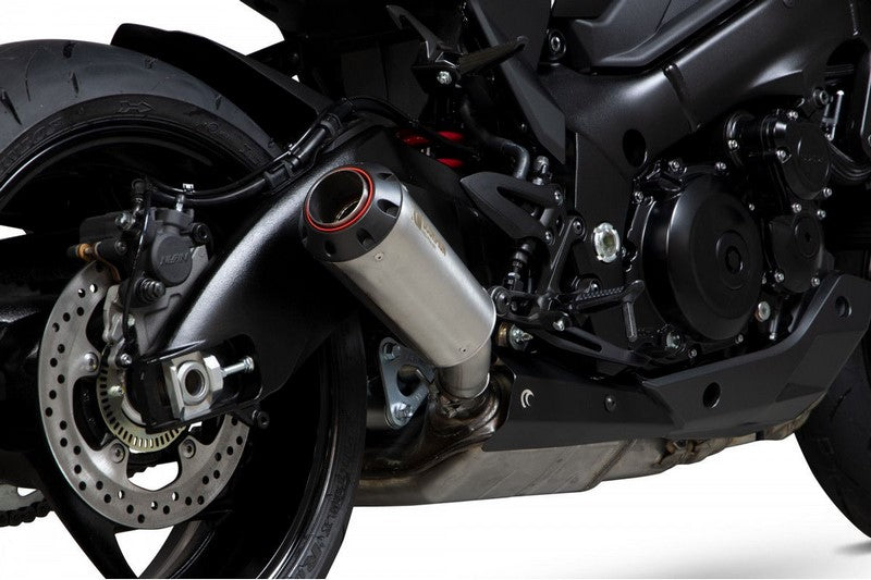 Scorpion Mufflers Red Power Slip-on Brushed Stainless Steel Sleeve (NON EU HOMOLOGATED) | PSI125SEO
