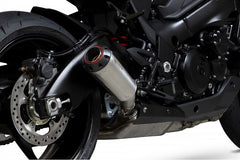 Scorpion Mufflers Red Power Slip-on Brushed Stainless Steel Sleeve (NON EU HOMOLOGATED) | PSI125SEO