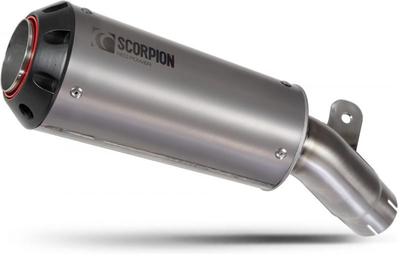 Scorpion Mufflers Red Power Slip-on Titanium Sleeve (NON EU HOMOLOGATED) | PSI125TEO