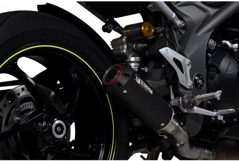 Scorpion Mufflers Red Power Slip-on Black Ceramic Coated Sleeve | PTR88SEBCER