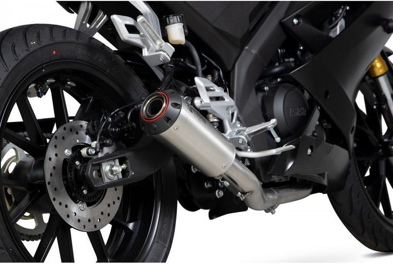 Scorpion Mufflers Red Power Full System Brushed Stainless Steel Sleeve | PYA113SYSSEO