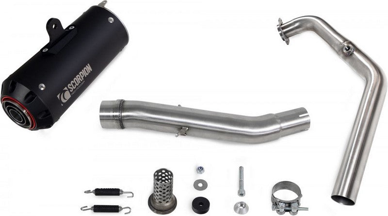 Scorpion Mufflers Red Power Full System Black Ceramic Coated Sleeve (NON EU HOMOLOGATED) | PYA115SYSBCER