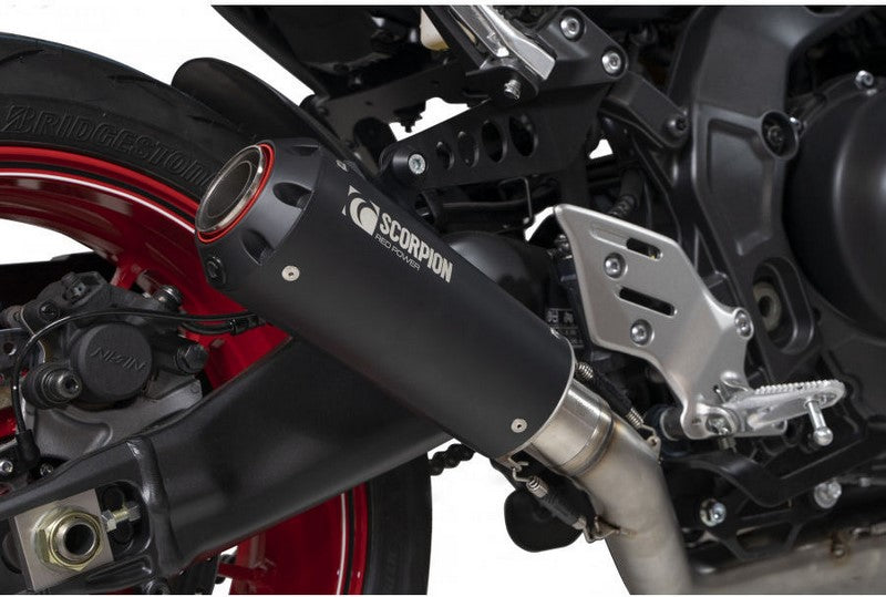 Scorpion Mufflers Red Power Full System Black Ceramic Coated Sleeve | PYA116SYSBCER