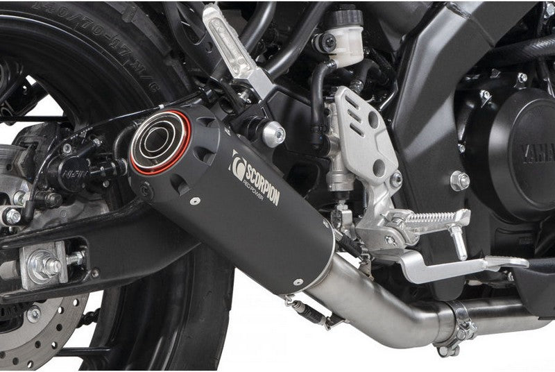 Scorpion Mufflers Red Power Full System Black Ceramic Coated Sleeve | PYA117SYSBCER