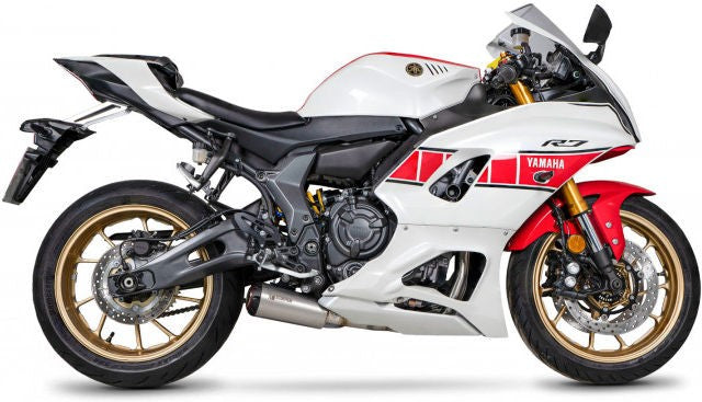 Scorpion Mufflers Red Power Full System Brushed Stainless Steel Sleeve | PYA120SYSSEO