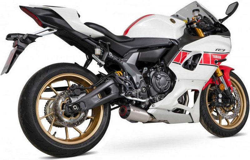 Scorpion Mufflers Red Power Full System Brushed Stainless Steel Sleeve | PYA120SYSSEO