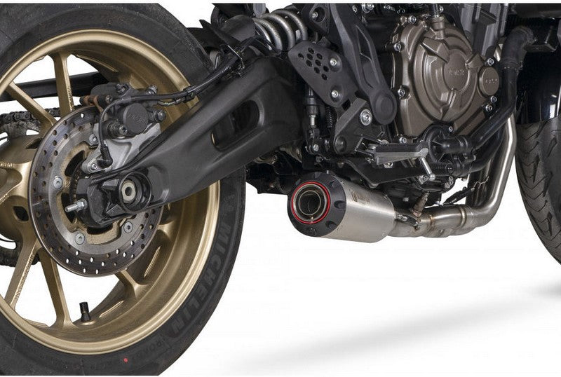 Scorpion Mufflers Red Power Full System Brushed Stainless Steel Sleeve | PYA123SYSSEO