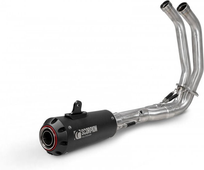 Scorpion Mufflers Red Power Full System Black Ceramic Coated Sleeve | PYA124SYSBCER
