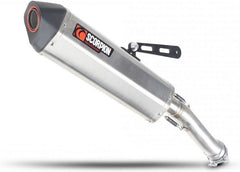 Scorpion Mufflers Serket Parallel Slip-on Brushed Stainless Steel Sleeve (Does NOT fit with Panniers.) | RBM69SEO