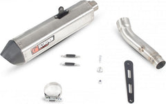 Scorpion Mufflers Serket Parallel Slip-on Brushed Stainless Steel Sleeve (Does NOT fit with Panniers.) | RBM69SEO