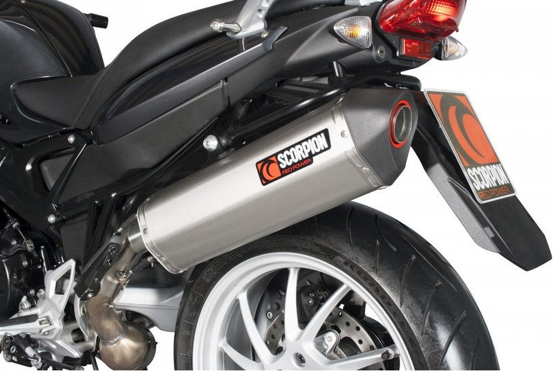 Scorpion Mufflers Serket Parallel Slip-on Brushed Stainless Steel Sleeve | RBM71SEO