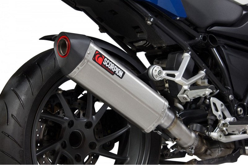 Scorpion Mufflers Serket Parallel Slip-on Brushed Stainless Steel Sleeve | RBM79SEO